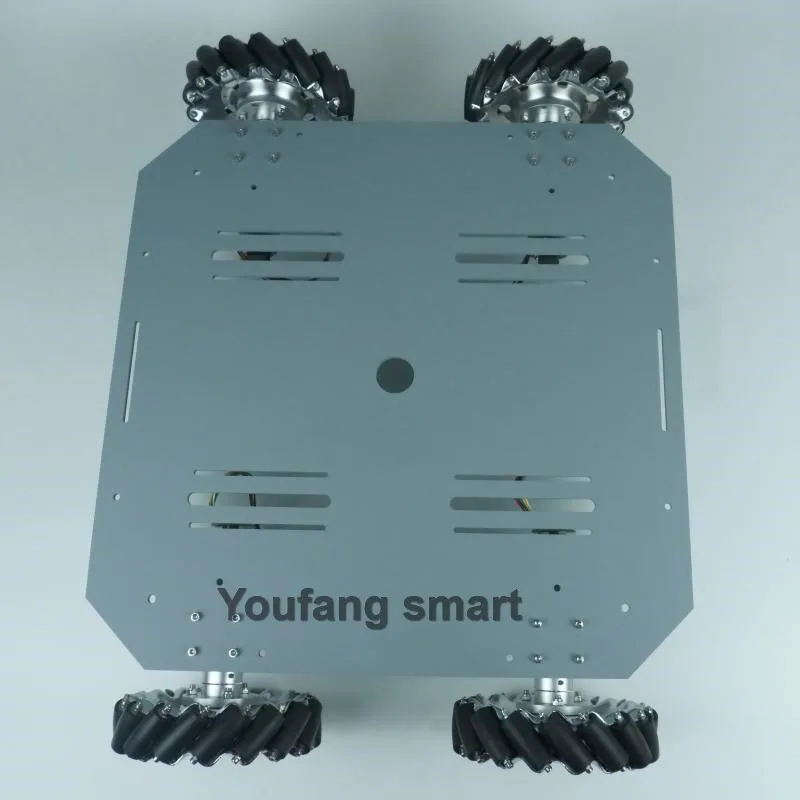 Serbatoio RC con carico da 70 kg con ruota Mecanum Ps2 da 152 mm Carrello per carichi pesanti Omnidirezionale 24 V Motore in metallo per kit fai da te robot Arduino