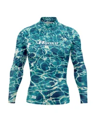 ANNKO-Protection solaire UV pour homme, manches longues, Upf 50 +, Rash Guard, vêtements de surf, chemise de plage, offre spéciale