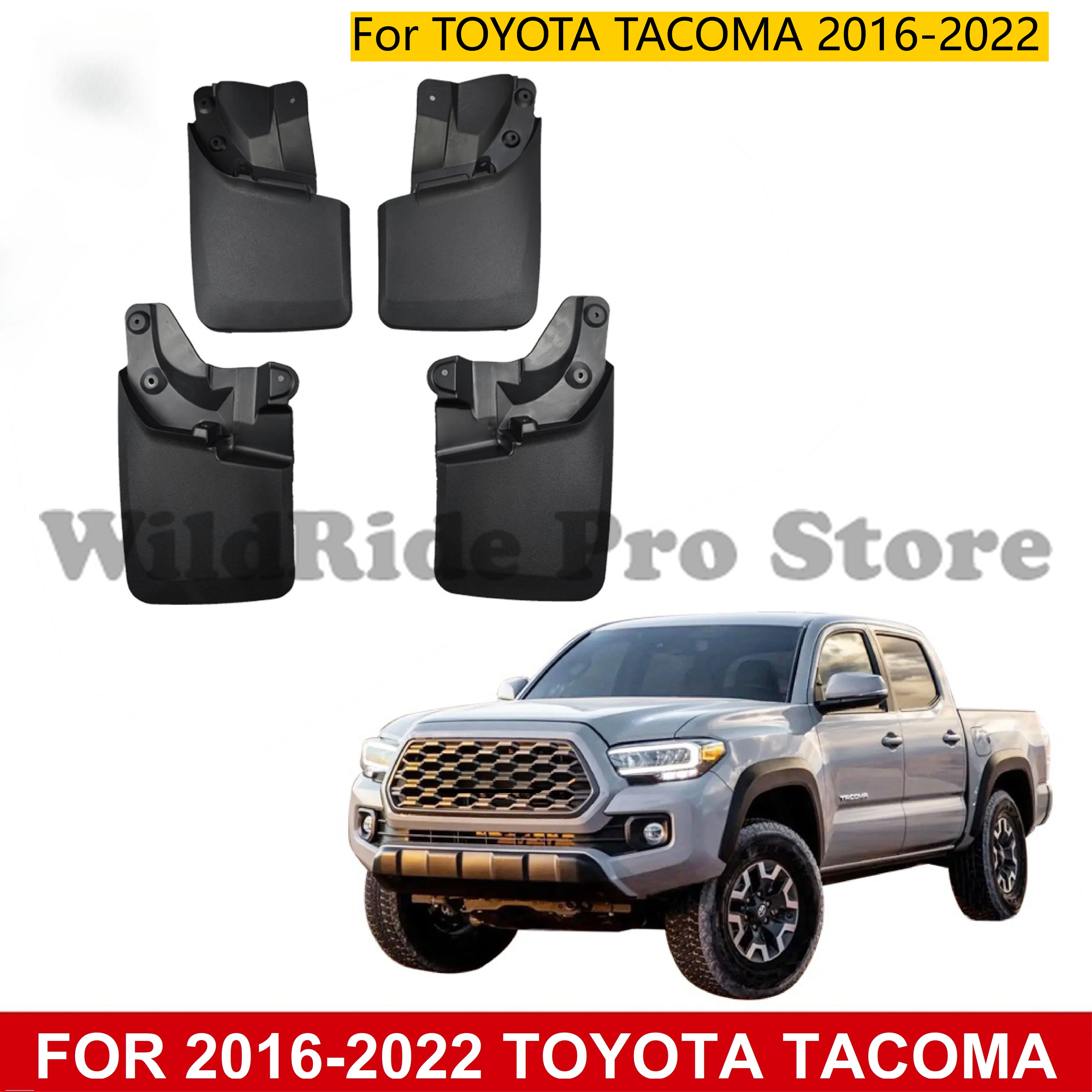 

CAR PICKUP for TOYOTA TACOMA 2016-2022 MUD GUARD FLAPS BODY KIT OEM FENDER FLARER MUDGUARD SPLASH
