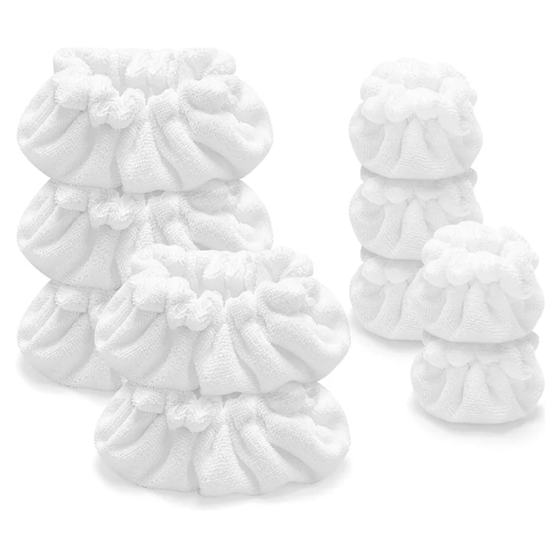 

B25B For Dupray Steam Cleaner Etc Compatible 10-Pack Steam Mop Pads 5-Pack Large Rectangle Bonnets+ 5-Pack Small Triangle Bonnet