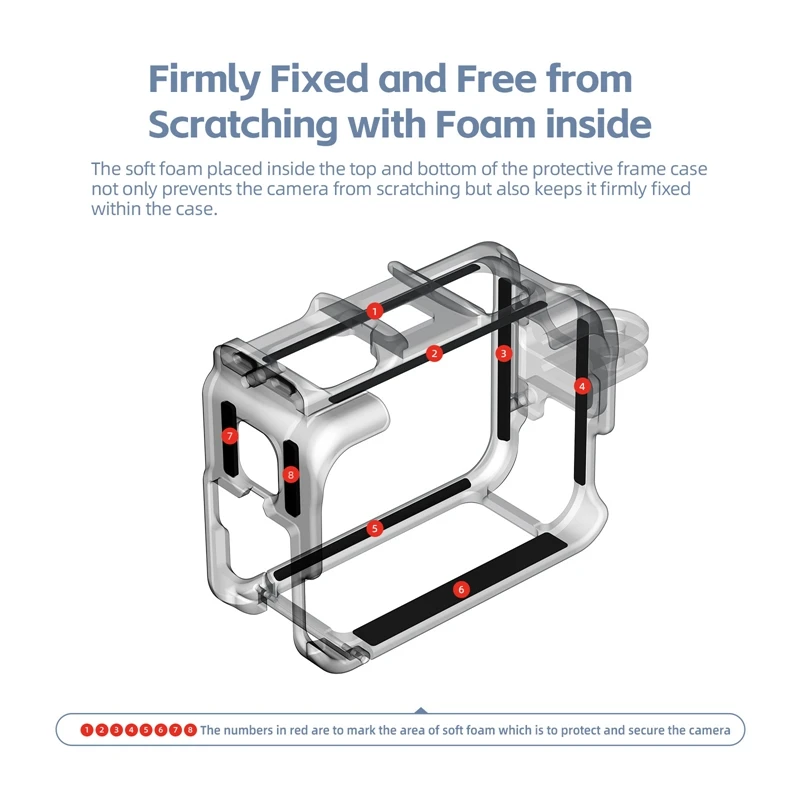 For Insta360 Ace/Ace Pro Aluminium Alloy Metal Frame Cage Ultra Light Quick Release Protective Border Bezel Camera Accessories