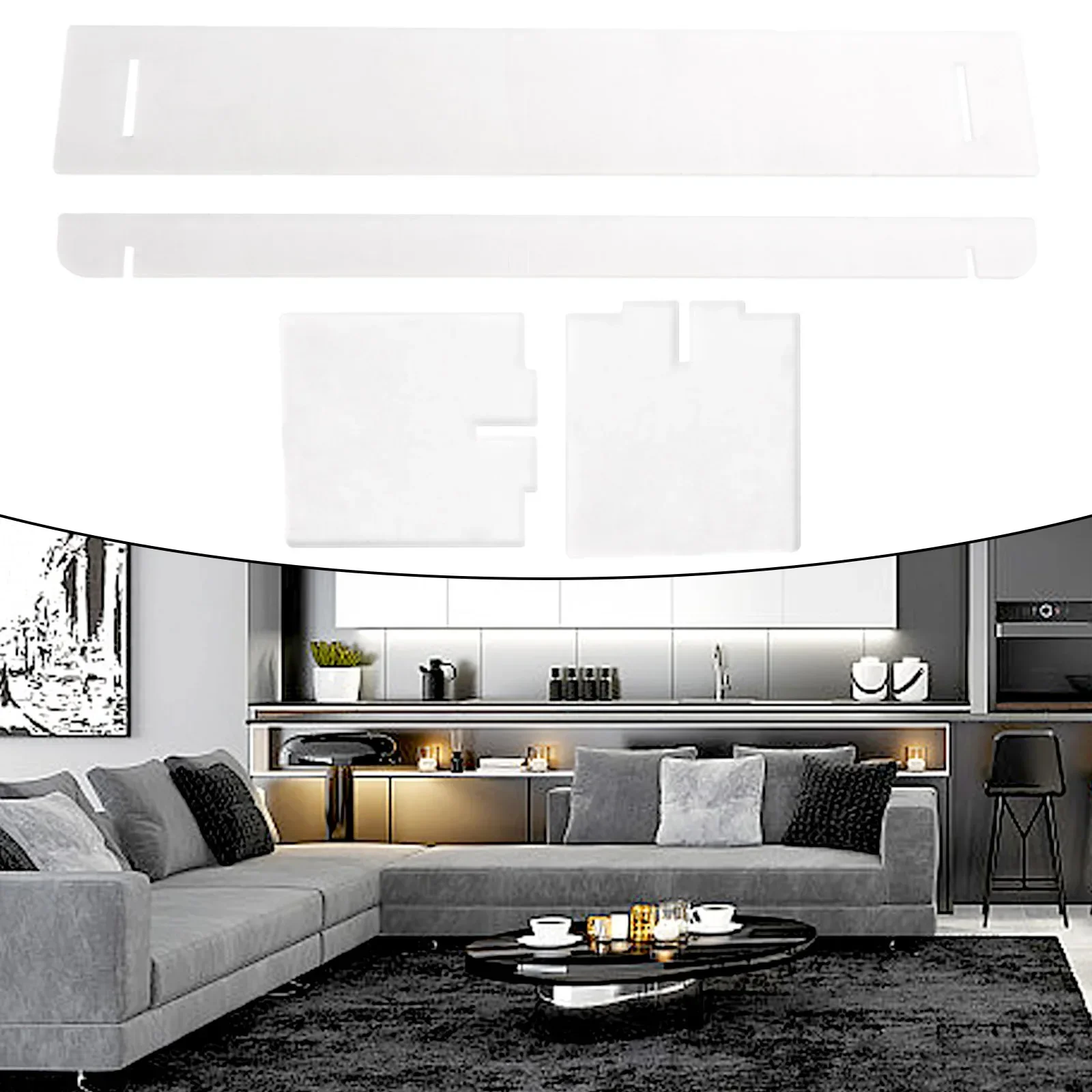 1-5 Tier Acrylic Display Stand Transparent Ladder Hand-Made Model Display Stand For Cupcake Perfume Doll Blind Box Storage Shelf