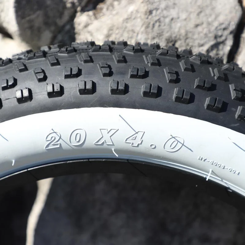 HONGYANG 20x4.0 26X4.0 Fat E-cover Tire 20inch 26X4.0 Snow Tire 30TPI 20x4.0 Foldable Fold Cat Pie & Tube Ebike MTB Bicycle Tire