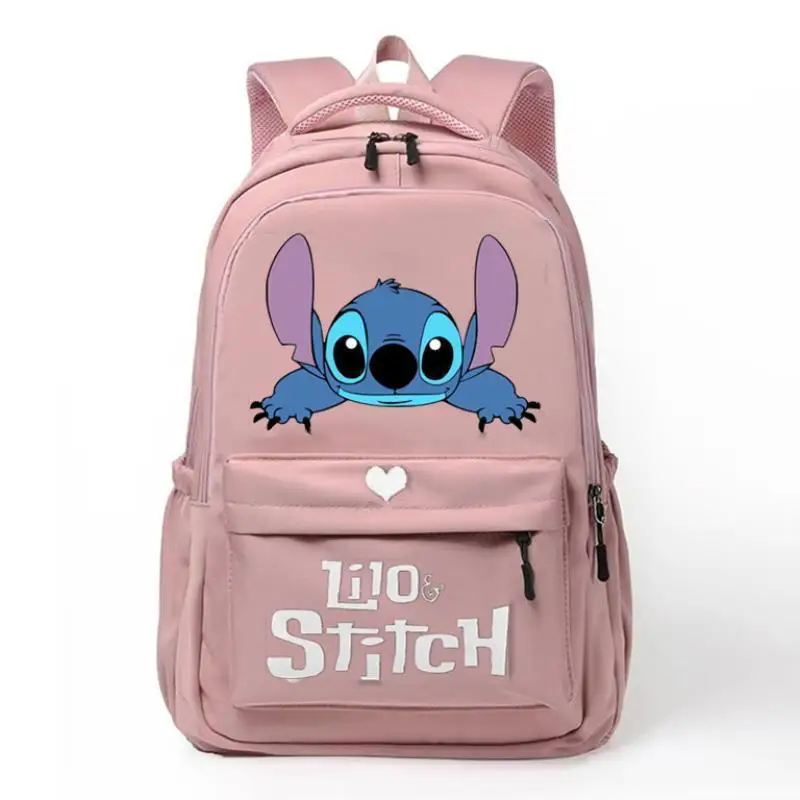 Disney Stitch tornister Lilo i stich kreskówka plecak szkolny pojemna na laptop torba kawaii plecak prezent urodzinowy