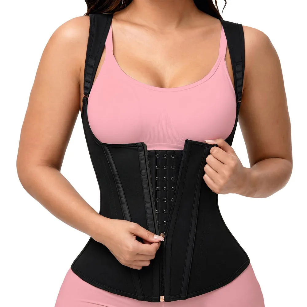 Waist Trainer Corset for Women Tummy Control Sport Girdle Hourglass Waist Cincher Body Shaper with Steel Boned