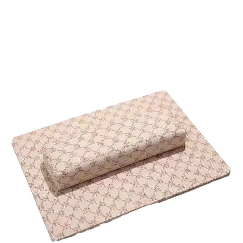 หมอนรองมือชุดเสื่อหมอนวางมือกันน้ำเบาะรองมือทำเล็บสำหรับร้านเสริมสวยเล็บผู้หญิง