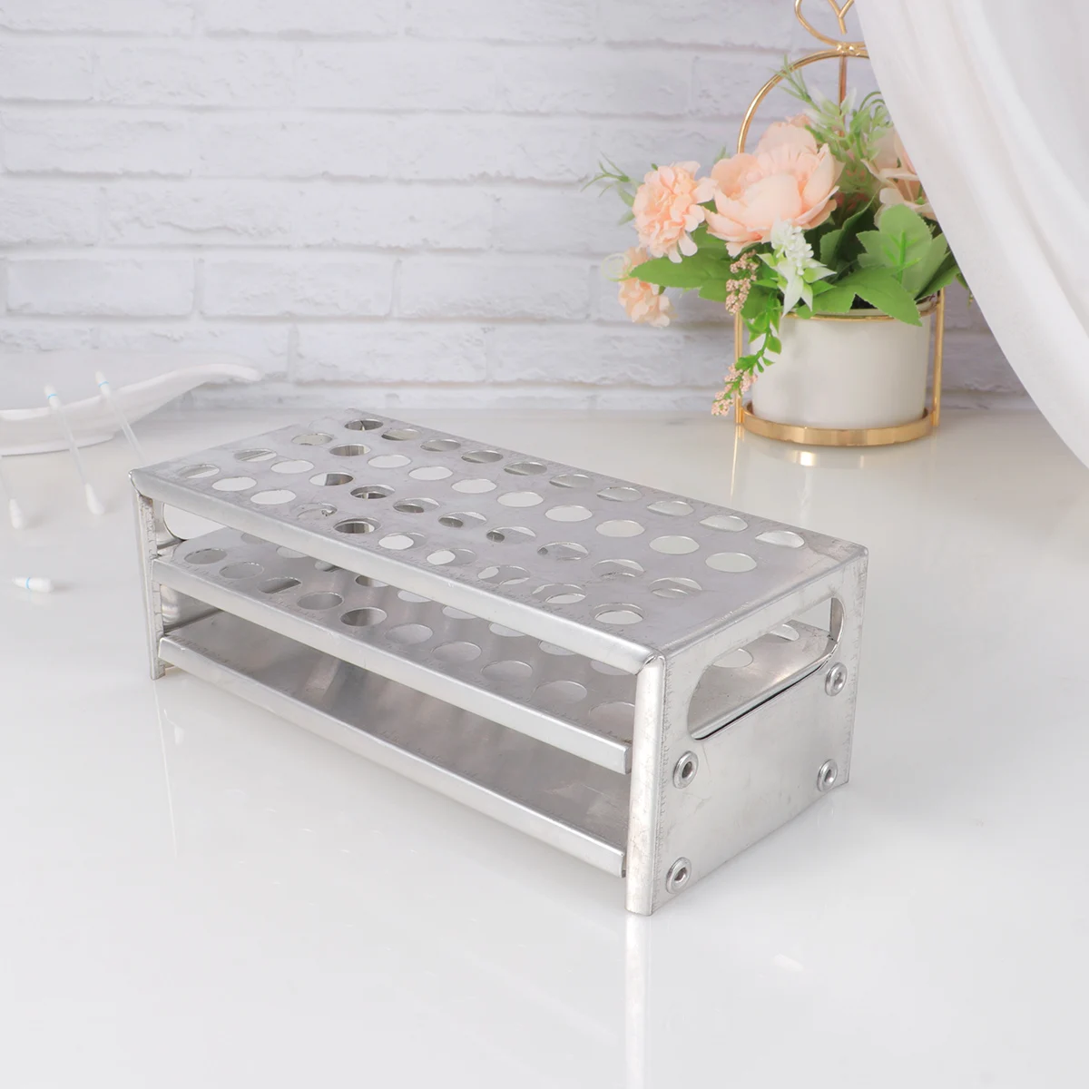 

Blood Collection Tray Test Tube Organizer Porous Laboratory Rack for Holder