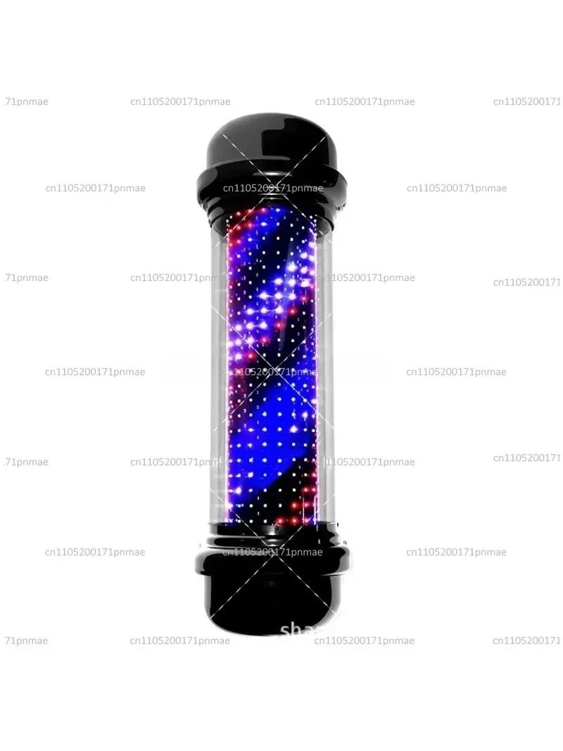 LED Rotating Barber Pole Sign Light Red White Blue for Hair Salon Decor LED Rotating Salon Light