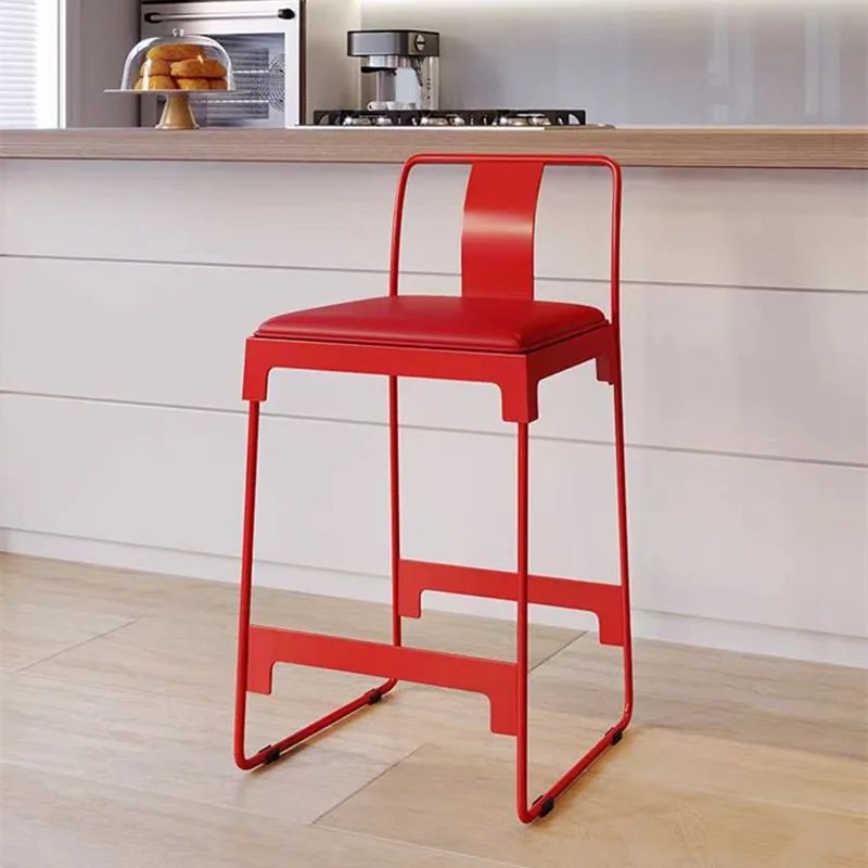 

Cushions Luxury Kitchen Bar Stools Cushions High Red Modern Home Bar Stools Dining Design Minimalist Banqueta Furniture