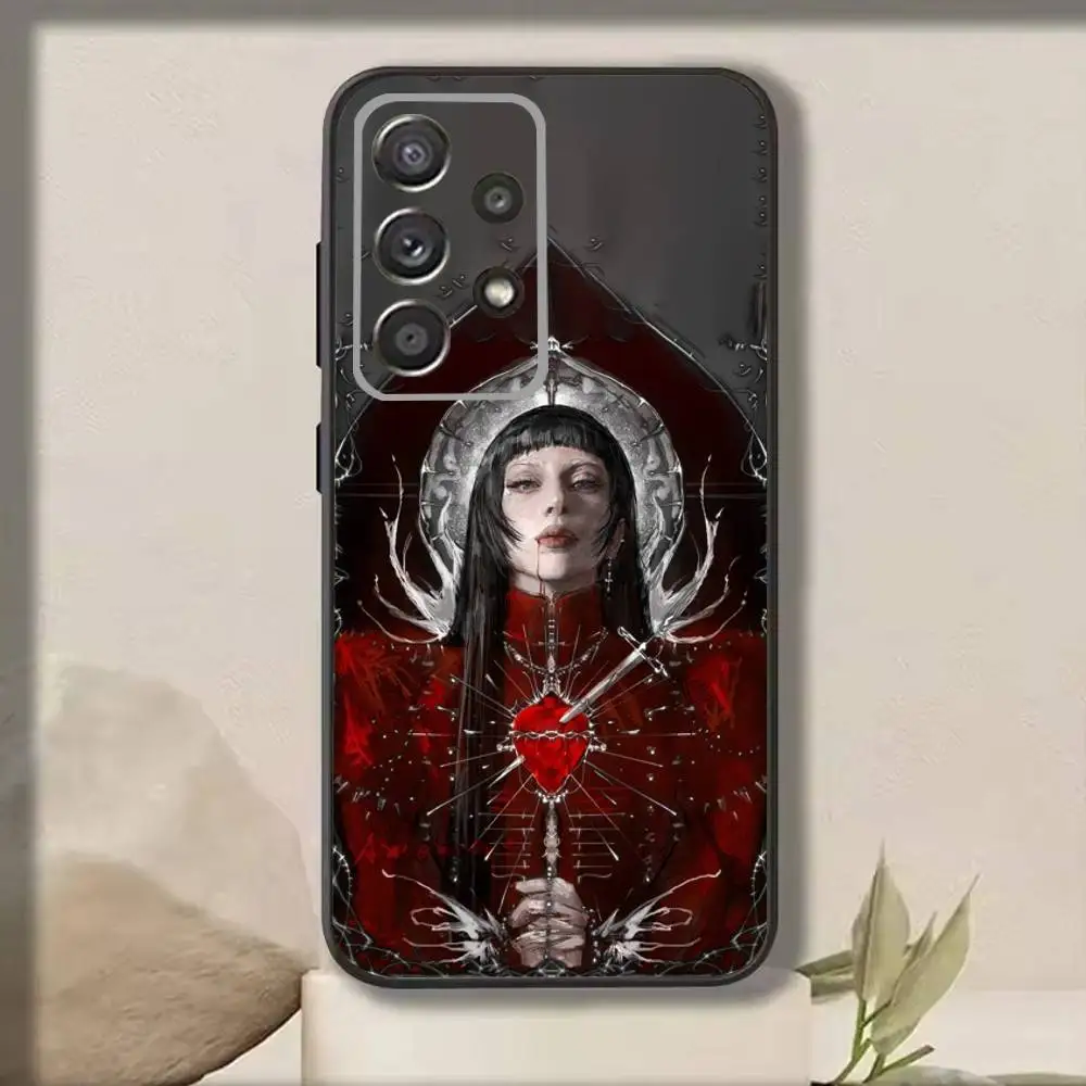L-Lady Singer G-GagaS   Phone Case For Samsung S25,S24,S21,S22,S23,S30,Ultra,S20,Plus,Fe,Note,10,9,5G Black Cover