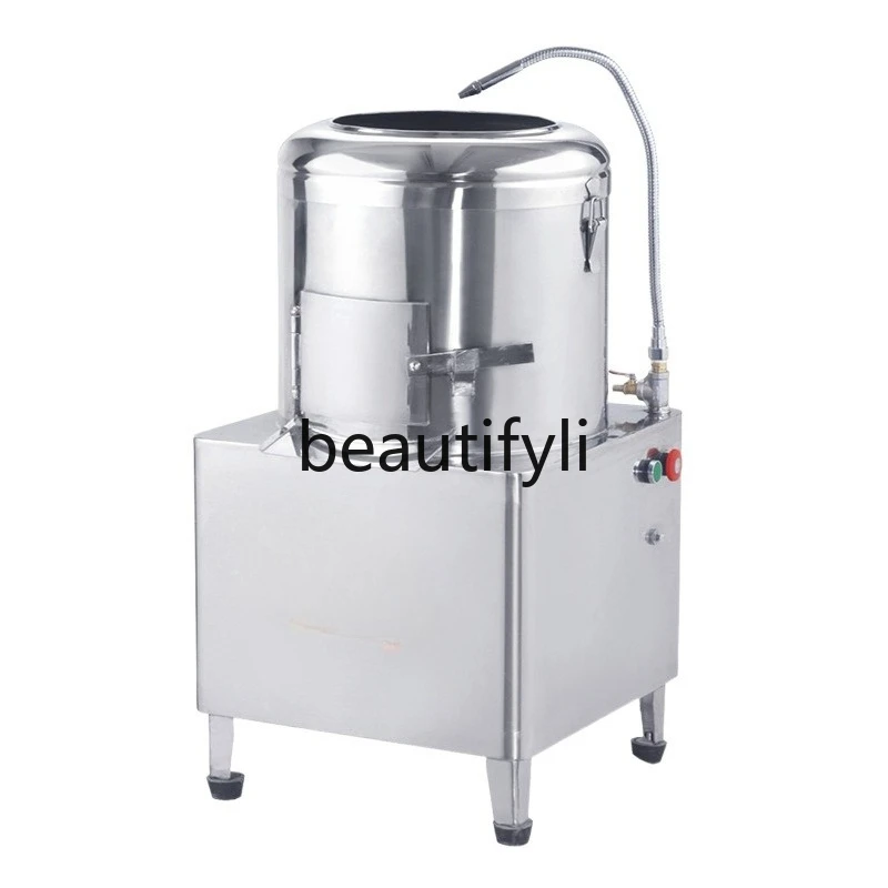 

Commercial Fully Automatic Potato Ginger Cleaning and Peeling Machine for Taro and Sweet Potato Peeling and Peeling Machine
