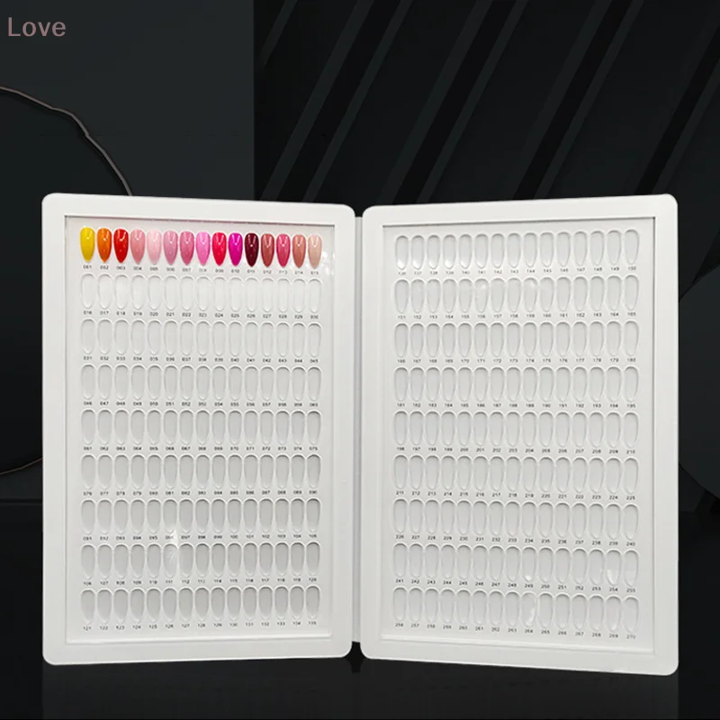 

Новая водонепроницаемая книга для демонстрации ногтей, книги для лака для ногтей с накладными ногтями, советы, накладные ногти, стили, книга, инструмент для ногтей