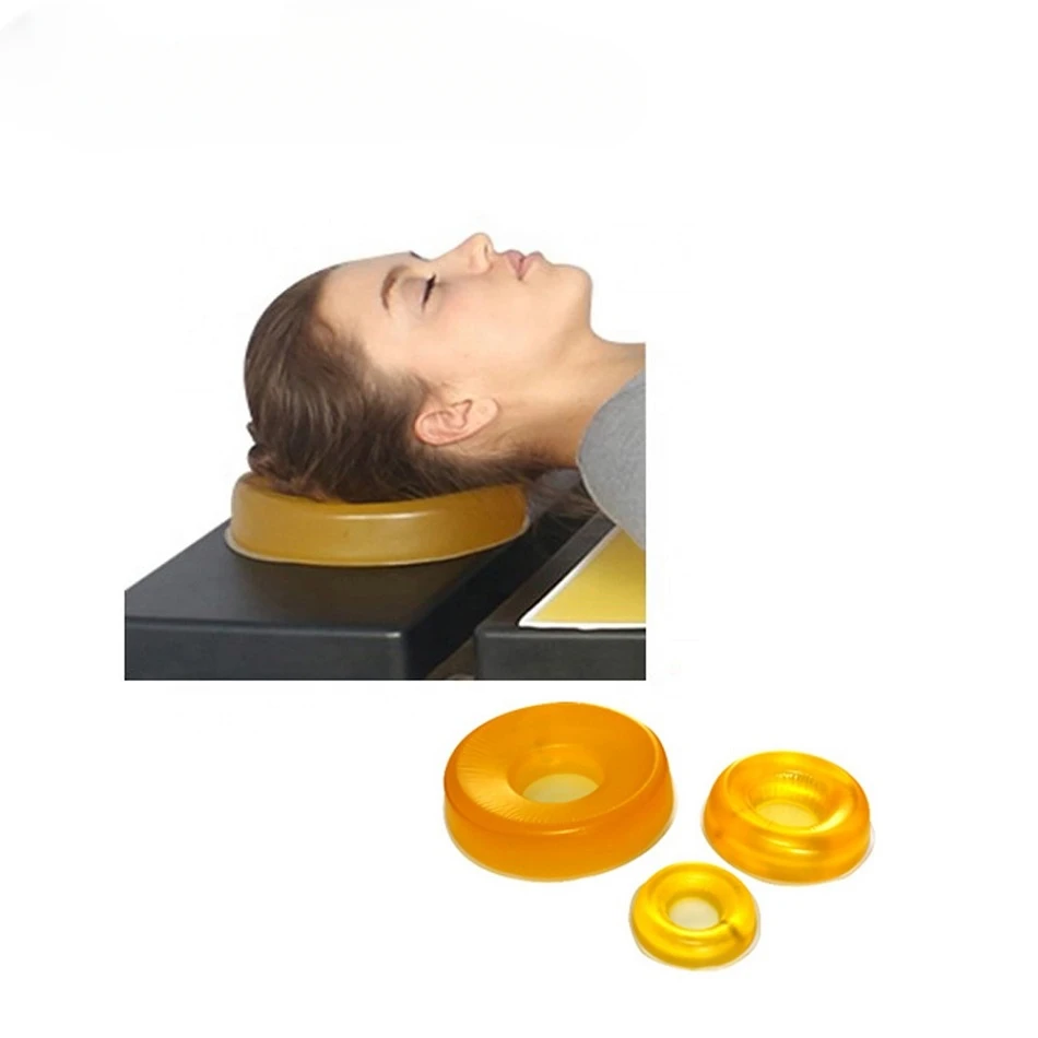 Therapy Medical Cool Gel Pillow Pad Donut Round Position Headrest Universal Patient Surgery Medical Head Gel Pads