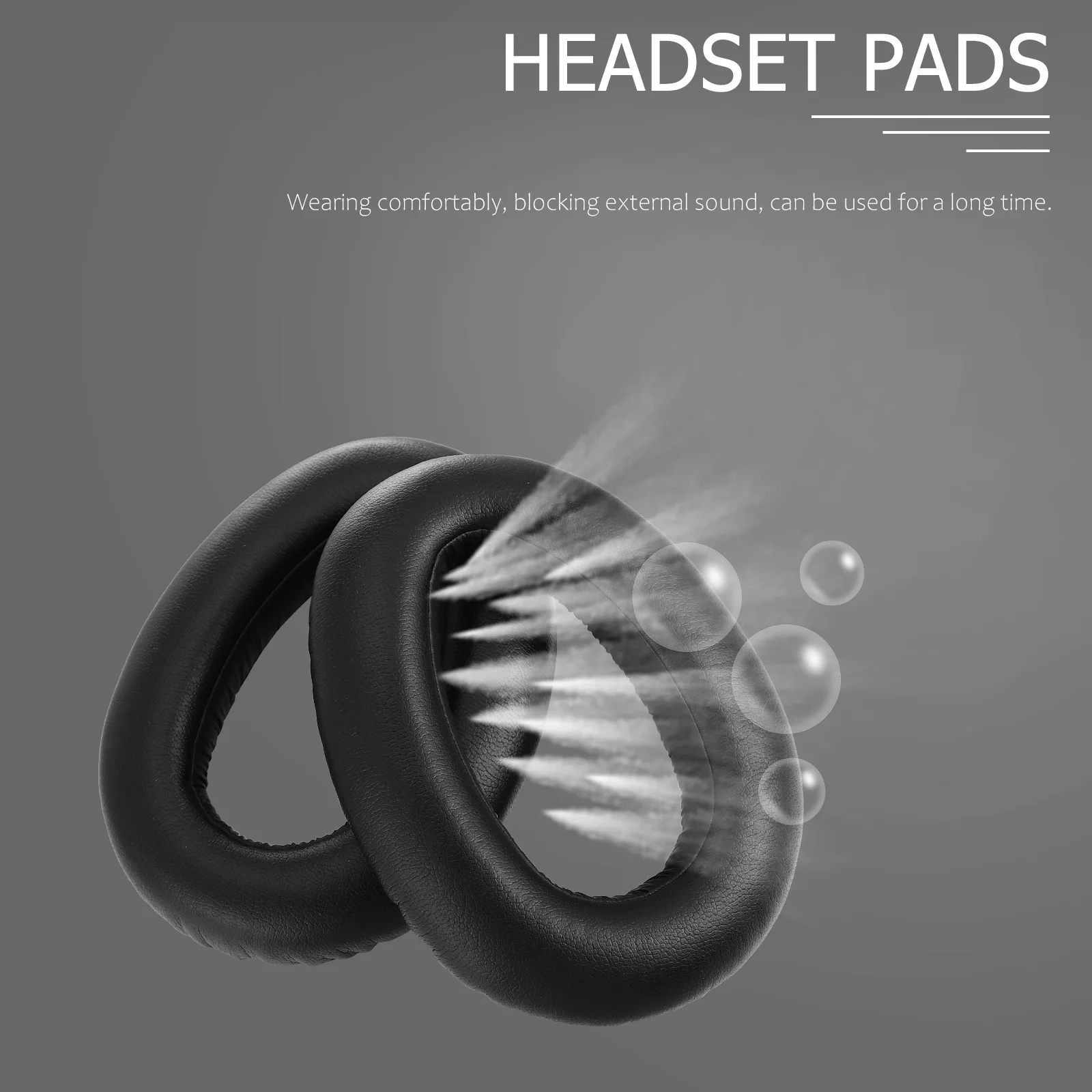 

1Pair Earphone Ear Pads for Pxc550 Mb660 Premium Memory Materials Long-Lasting Comfort Shocking Music