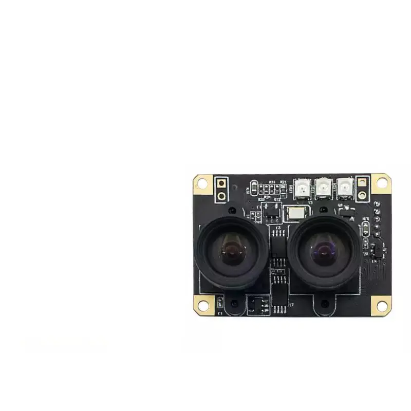USB2.0 Dual Lens Camera Module Binocular WDR Face Recognition IR Night Vision Liveness Detection UVC Stereo Camera