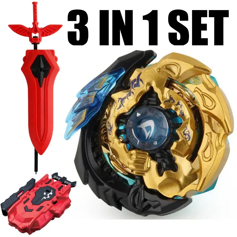 

B-X TOUPIE BURST BEYBLADE Spinning Top Doomscizor Spinning Top Starter Gold Vesion Toys W/ NEW Sword LR Launcher