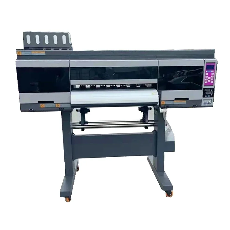 High Speed 4 Heads I3200 Dtf Printer 60cm A1 24inch Direct to Film Printer with Powder Shaking Machine CE Provided Pigment Ink