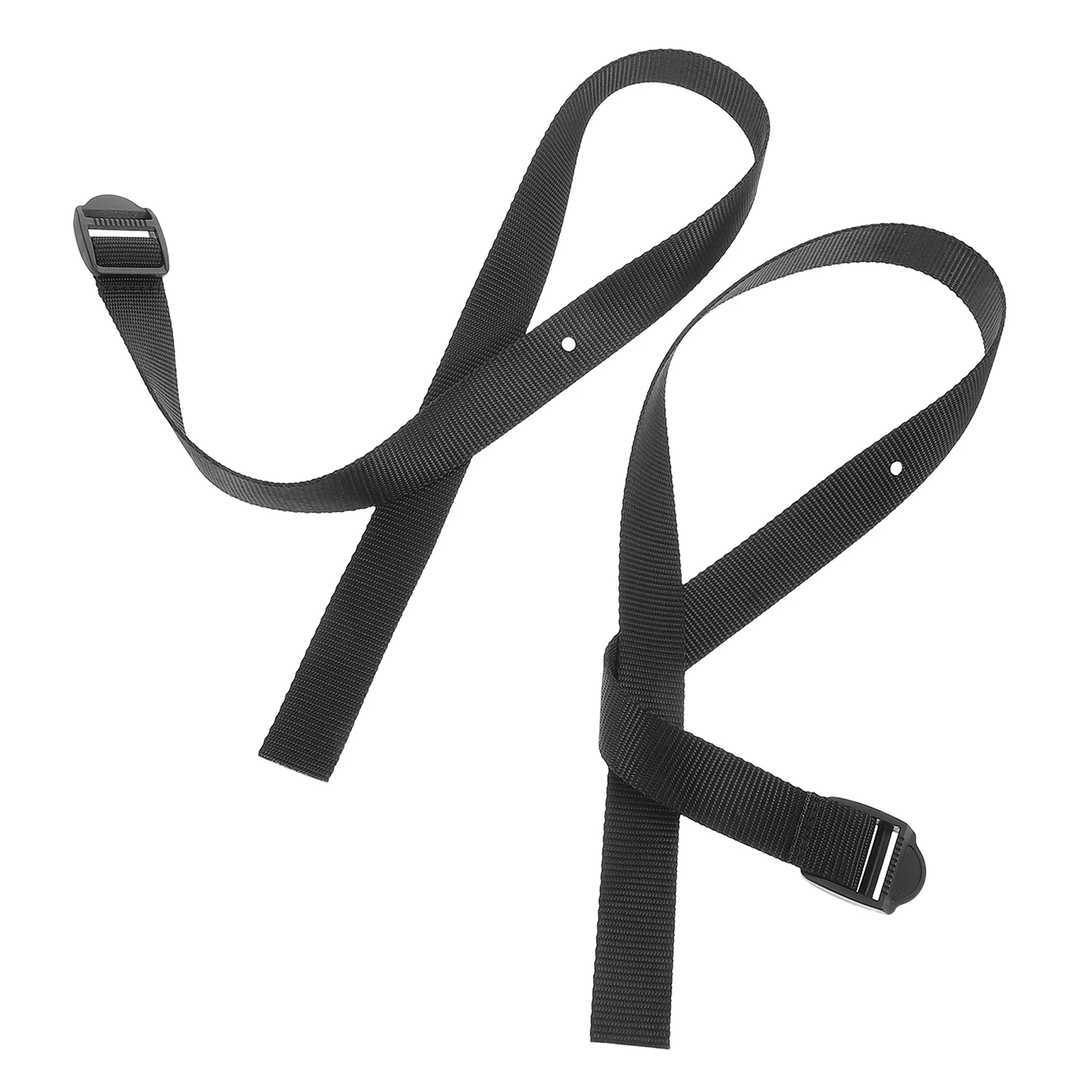 

2Pcs Adjustable Rowing Machine Foot Straps Nylon Replacement Pedal Belts Plastic Buckle Home Gym Fitness Equipment