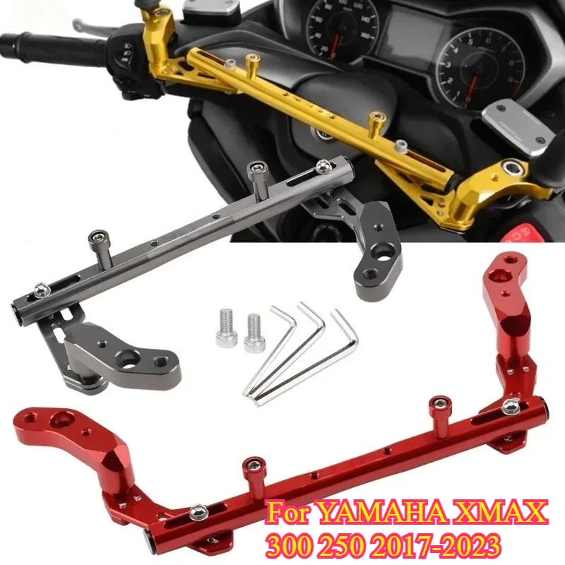 

DONGTING CNC Thickened Adjustable Multifunction Crossbar Motorcycle Handlebar Balance Bar for YAMAHA XMAX300 XMAX250 2017-2023