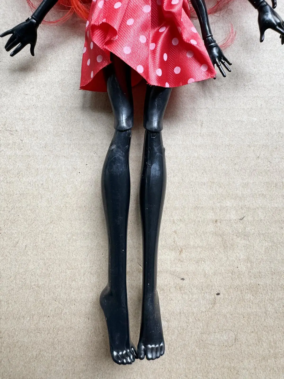 دمية مونستر 30 سم عنكبوت أسود 6 مفاصل يدوية هدايا أطفال متحركة #5