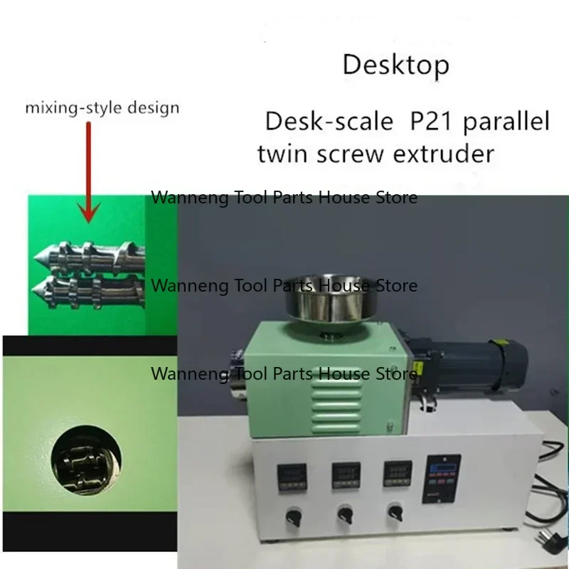 Upgrade New P21 Laboratory Twin-screw Extruders Plastic Table-top Extruders