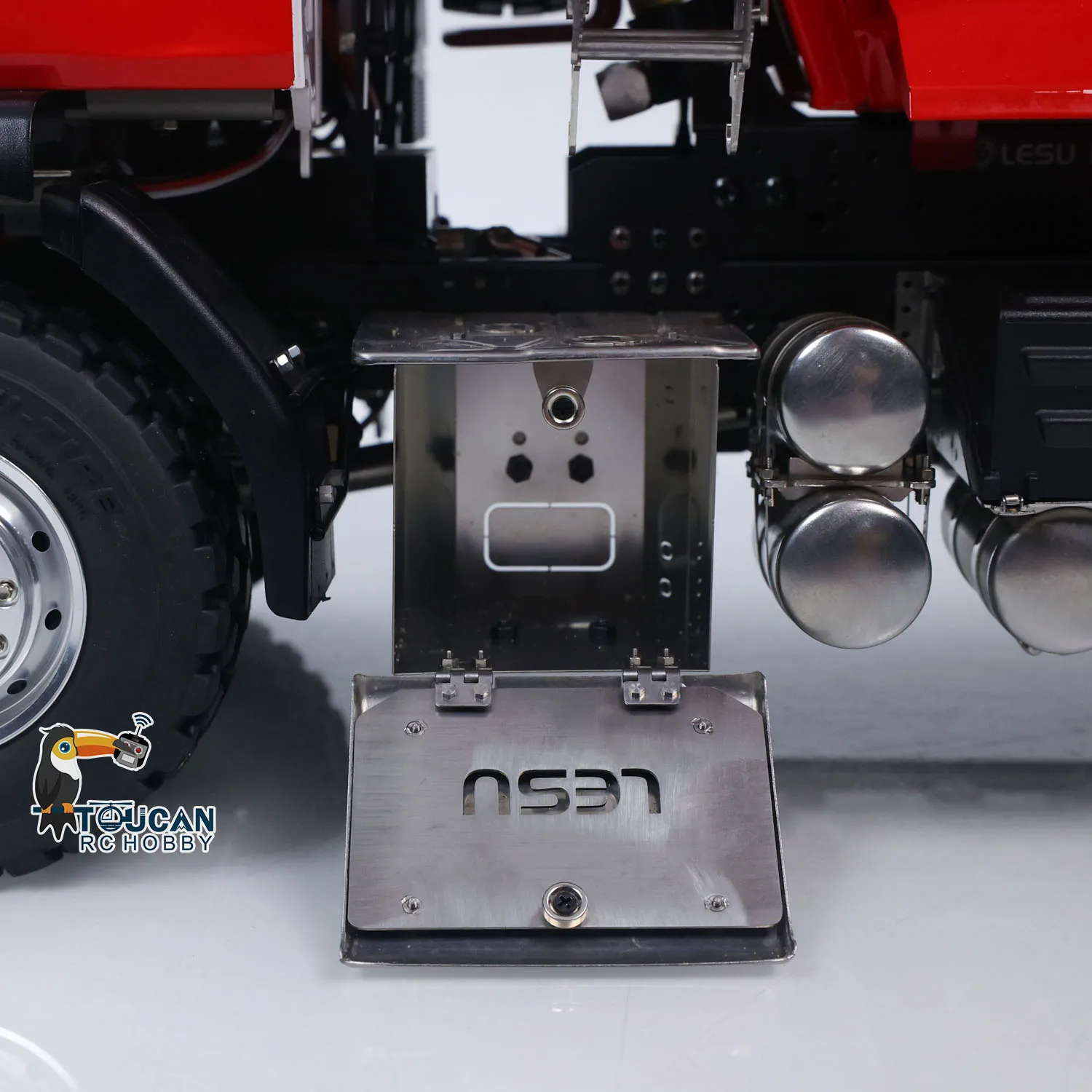 LESU 1:14 الهيدروليكية RC شاحنة قلابة 6x6 RTR التحكم عن بعد قلابة سيارات 2-Speed علبة التروس قفل تفاضلي نماذج الهيكل المعدني #6