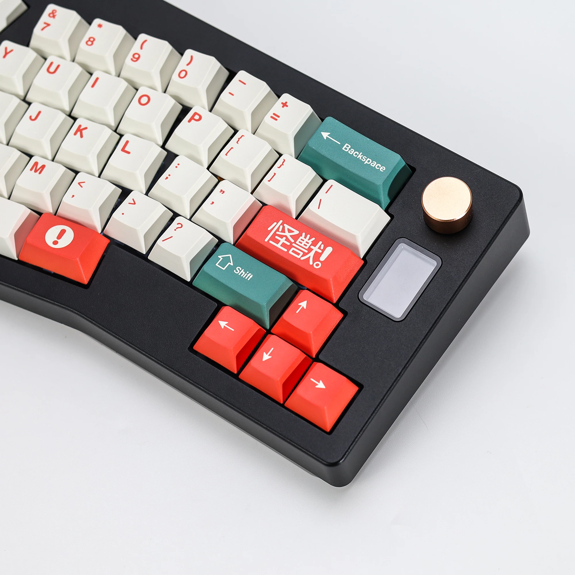 KBDiy Clone GMK Keycaps Retro GMK Kaiju Cherry Profile PBT ISO Tastenkappen für MX Magnetische Schalter 60 Gaming Mechanische Tastatur KIT – Detail 19