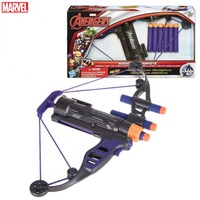 Marvel Avengers Superhero Hawkeye Longshot Bow Clinton Francis Barton Toy Gun Bullets Birthday Gifts Toy for Children Kids Boys