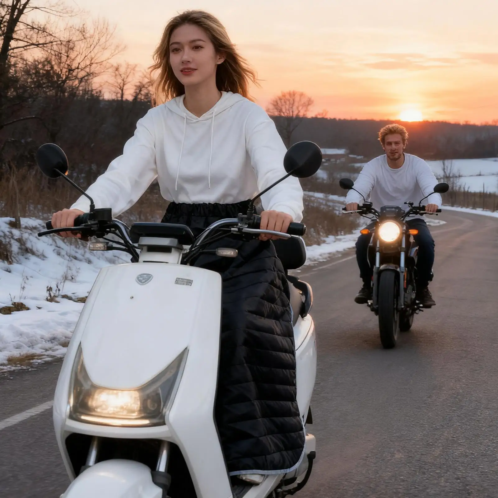 

new Scooter Windproof Leg Cover Thickened Waterproof Cold Weather Protection Universal For Men & Women, Outdoor Commuting Riding