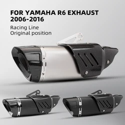 For Z900 Z400 R3 450SR Motorcycle Exhaust Pipe Universal 51mm Full System High Quality Carbon Fibre Tail End Muffler