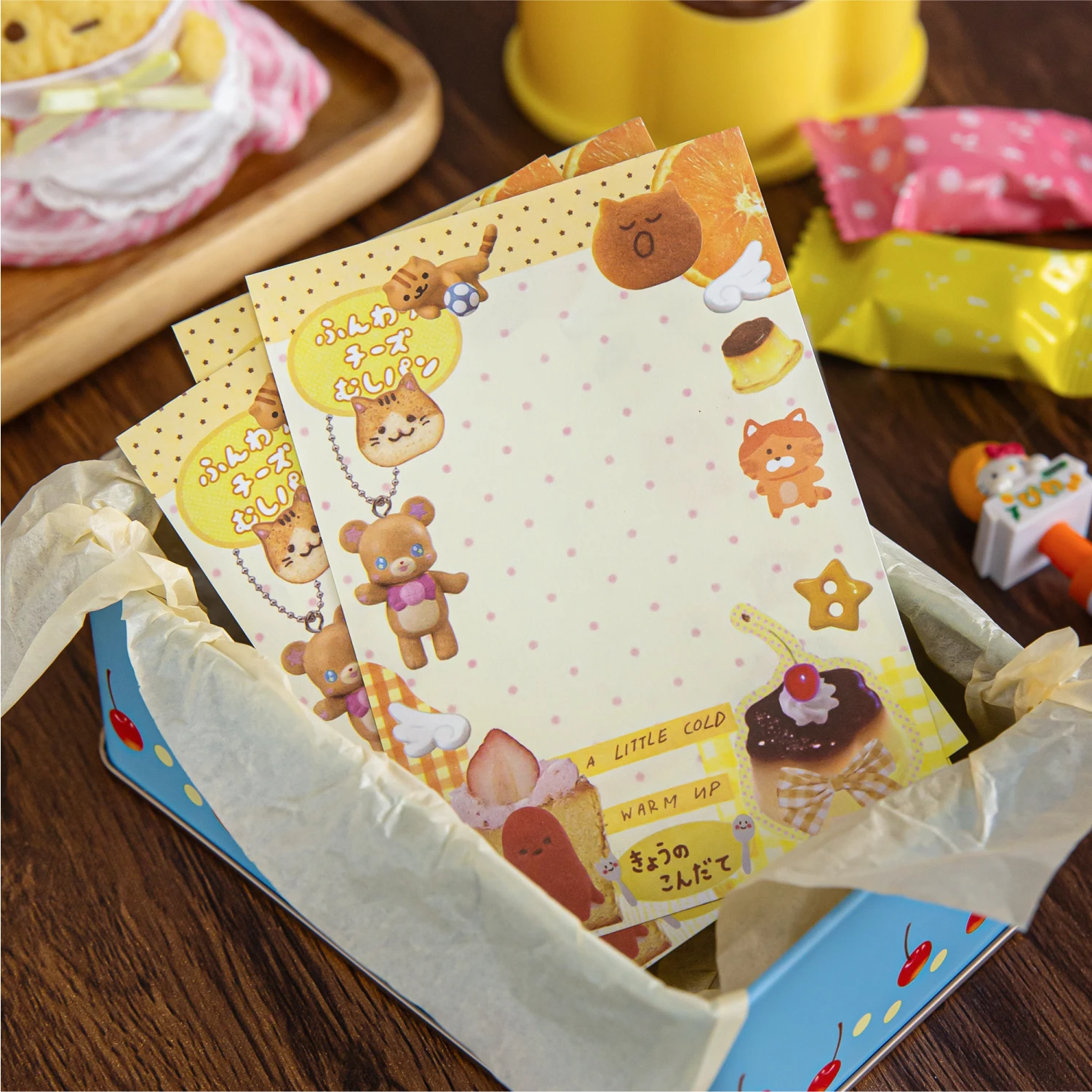 80pcs Kawaii Japanese Student Notebook Stationery School Office Supplies Planner Creative Handbook Decorative Paper