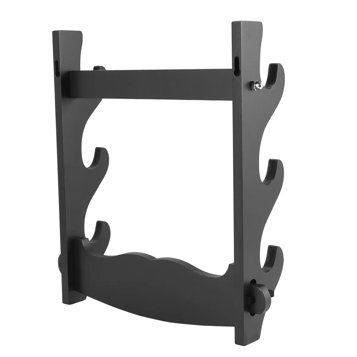 3 Tier Wall Mount Samurai Sword Katana Holder Stand Hanger Bracket Rack Display