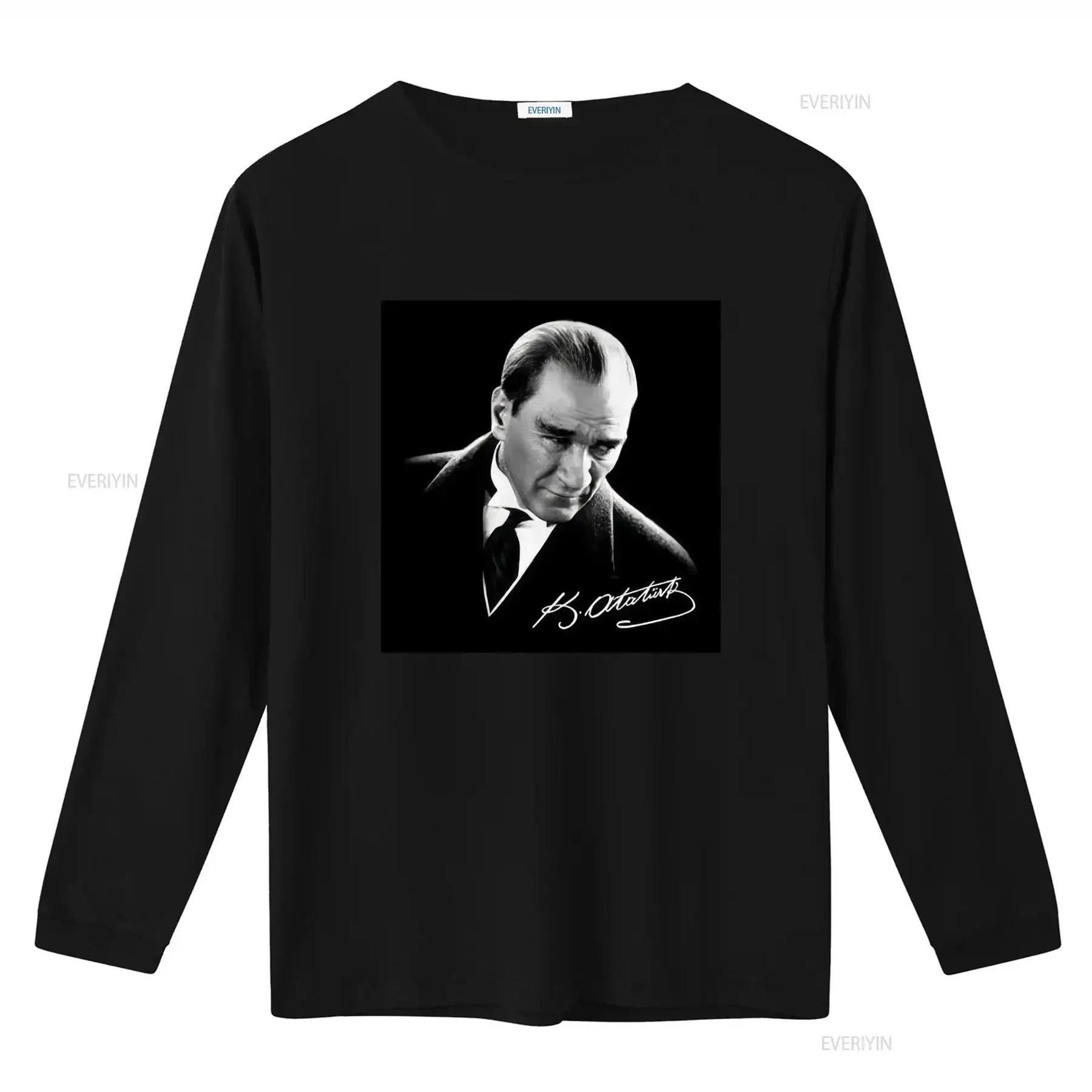 Mustafa Kemal ATATÜRK Portrait T Shirt Premium Quality Perfect Mega  vintage Washed Versatile streetwear graphic fashion