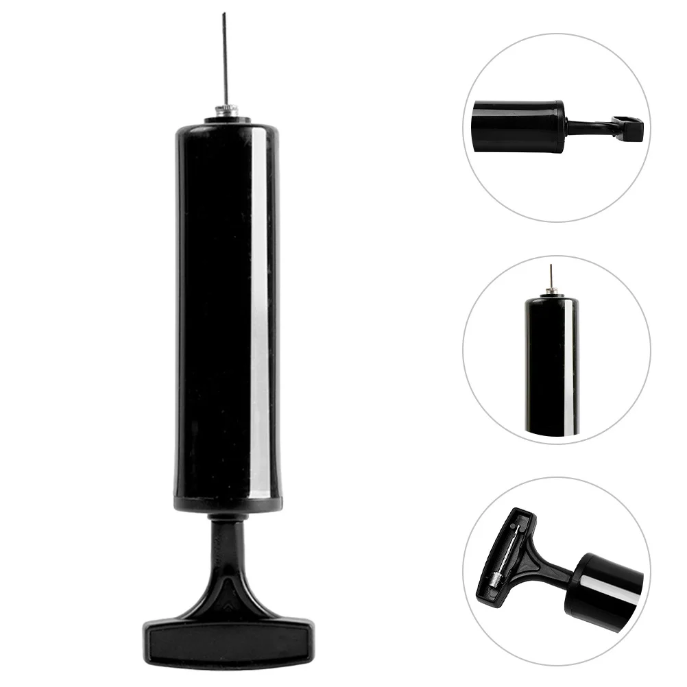 

Portable H Pumps for Balls Basketball Inflator Pump Swimming Ring Black Travel Small Lightweight Efficient Inflation Durable