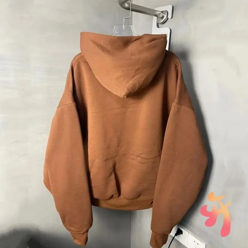 Stock Classic Blank Kanye Season Hoodies Men Women Thickened Double-layer 1:1 Quality Cotton Casual Loose Hooded Sweatshirts