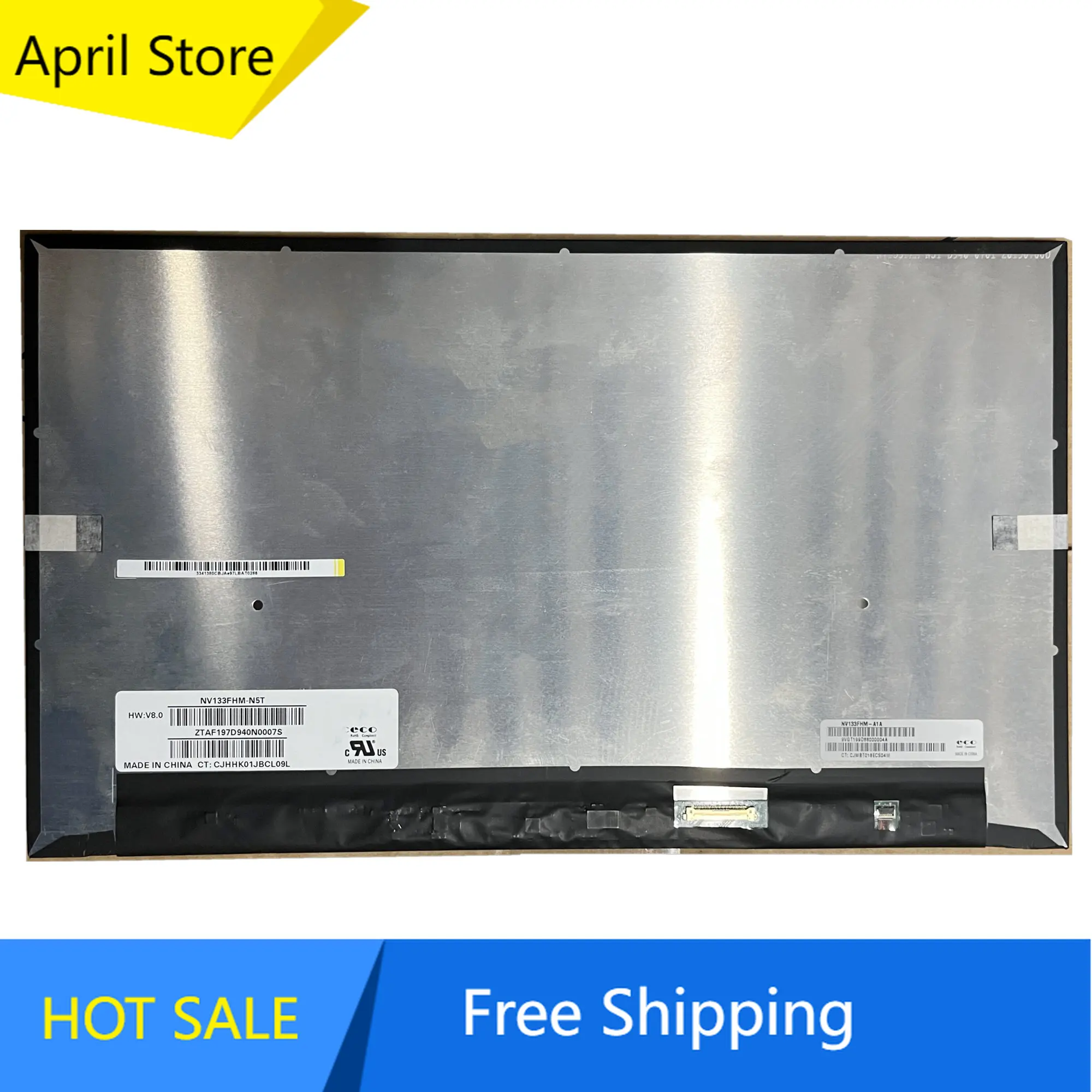 

NV133FHM-N5T fit NV133FHM-N68 13.3''Laptop LCD Screen Panel EDP 30 Pins