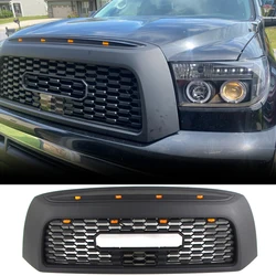 Front Grille With Amber Lights Racing Grill With borders Auto Parts Fits For 2006-2013 Toyota Tundra Grill