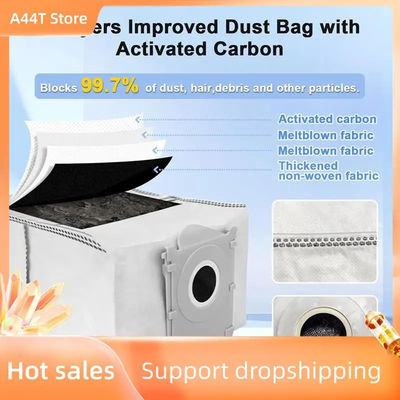 

A44T 21 шт. для ECOVACS DEEBOT X8/X8 PRO OMNI аксессуары для пылесоса с мешками для пыли фильтры основные боковые щетки роликовые швабры