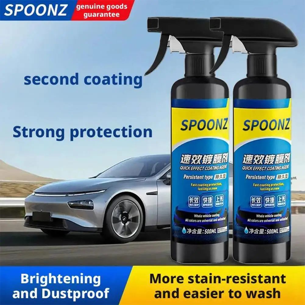 120/500ml Car Coating Spray Nano Ceramic Quick Effect Coating Agent Spray Quick Coat Wax Polish Spray Protection Car Coating