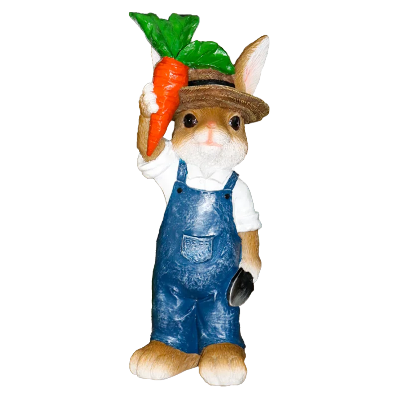 Cute Little Rabbit Outdoor Courtyard Balcony Garden Kindergarten Landscape Simulation Resin Decoration Creative Layout