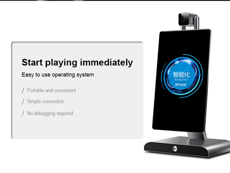 VTEX Live Interactive Screen With Professional Camera USB 3.0 Wifi 6 All In One Newst Live Streaming Machine