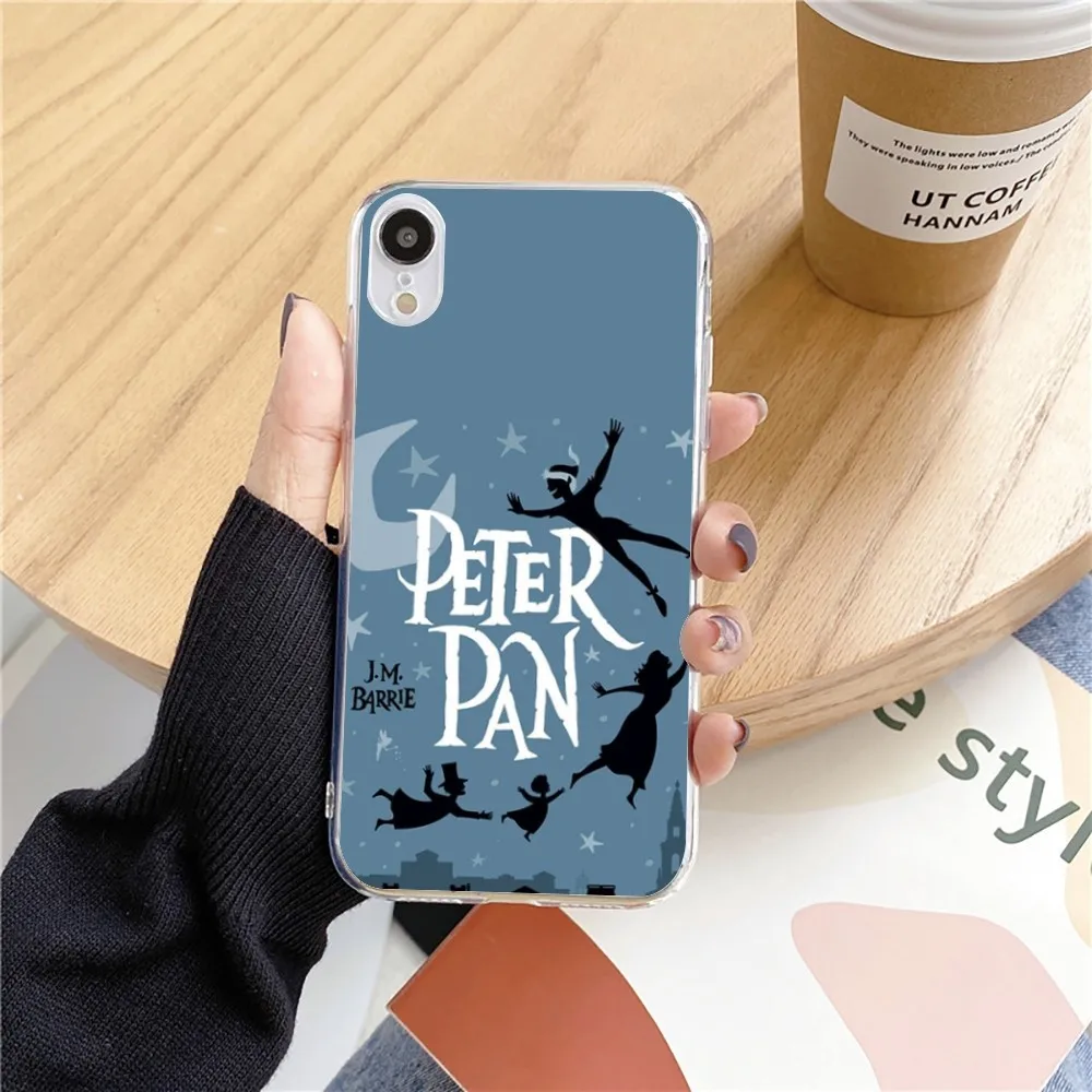 P-Per Pan-pn D-disney Movie Phone Case For Iphone 15 11 13 14 Pro Max 7 8 Plus X Xr Xs Max Se2020 12mini Transparent Cover