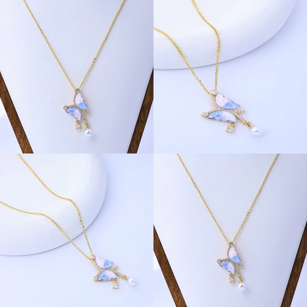 

Колье темперамент, легкая роскошь, фэнтезийное ожерелье-бабочка, женская ниша, ретро, роскошь, осень и зима, простое и универсальное.