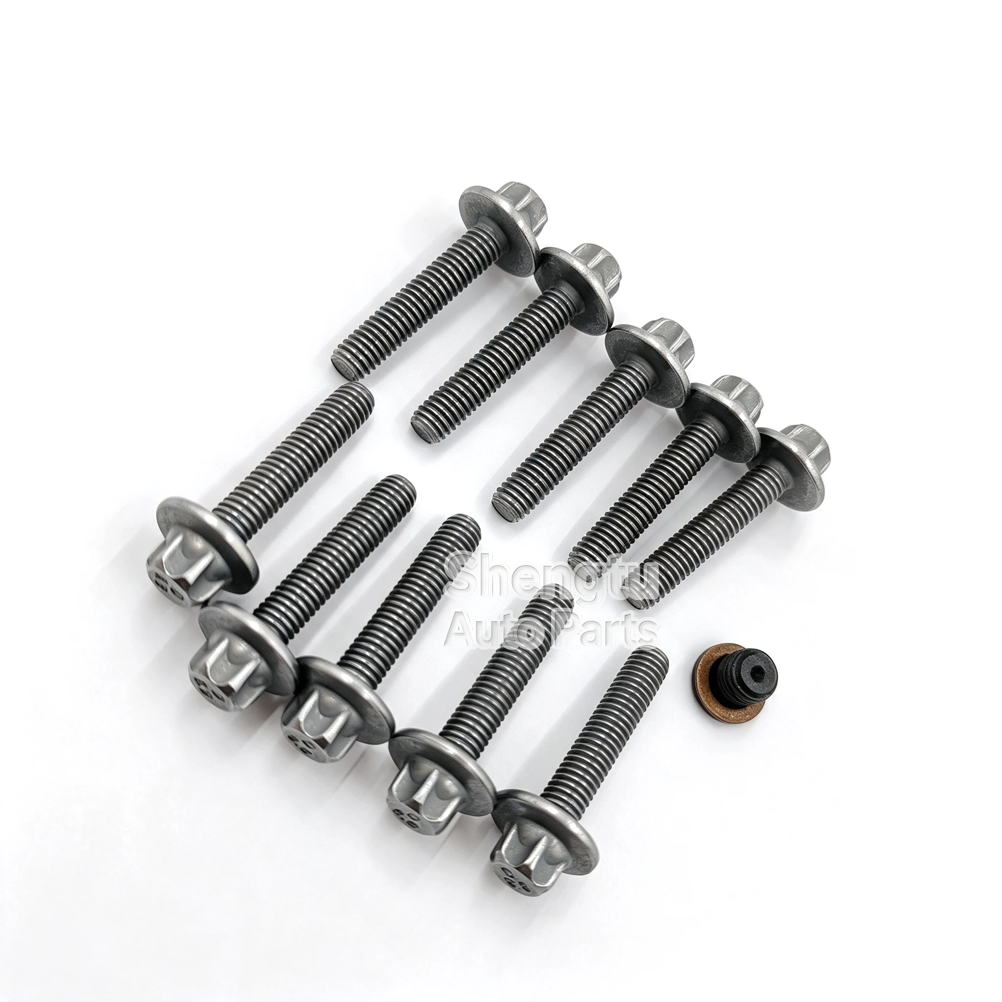 1Set Transmission oil pan outer hexagonal round bolt 0029909503 for Mercedes Benz X290 W177 C118 A236 C236 C257 X218 C218