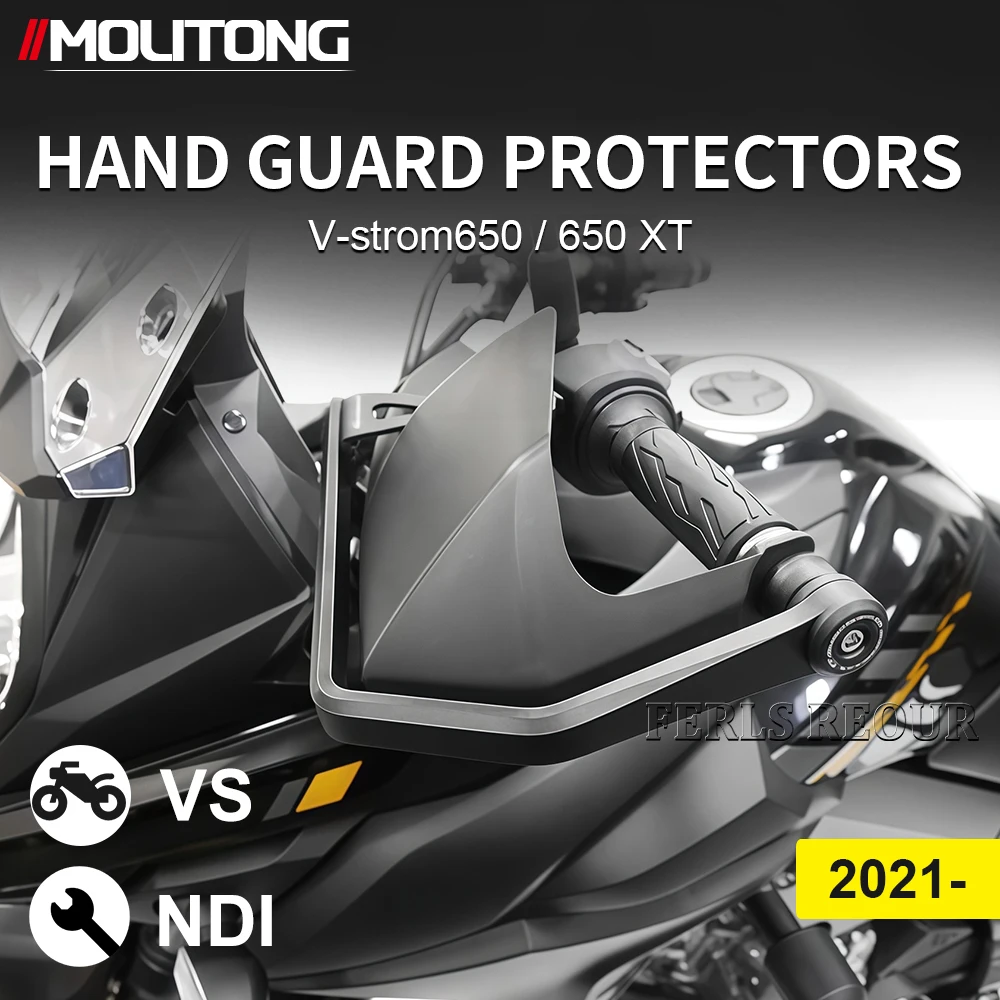 

For Suzuki V-Strom Vstrom 650 XT V-strom650 Motorcycle Handguard Hand Crash Bar Protector Handlebar Handle Hand Guard New 2021 -