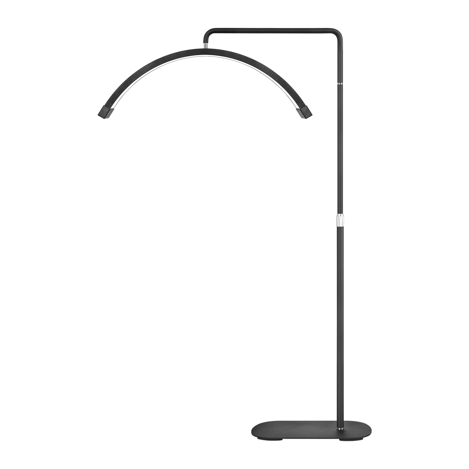 FOSOTO FT-Y9 28 inch led-wimperlicht fotografie video halve maan ringlicht met telefoonclip voor tattoo schoonheidssalon wimper nagel