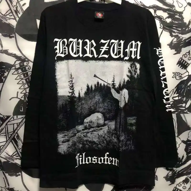 

Уличная панк-футболка 2000-х годов с длинным рукавом Y2k в готическом стиле High Street, негабаритная уличная футболка унисекс, винтажная тяжелая хлопковая футболка в стиле Харадзюку