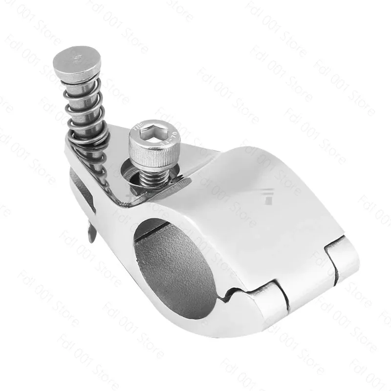 Multi-size pin clamp, stainless steel marine hardware pipe clamp, yacht hardware pipe clamp, metal fastening accessories