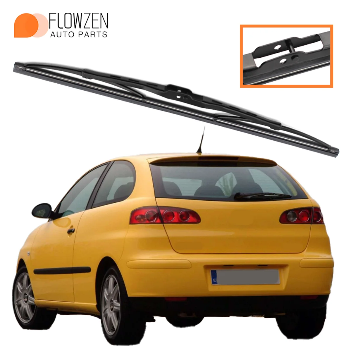 Heckwischer, geeignet für Seat Ibiza MK3 6L Schrägheck 2002–2005, Autoteile, Heckscheibenwischerblätter, Scheibenwascher-Zubehör