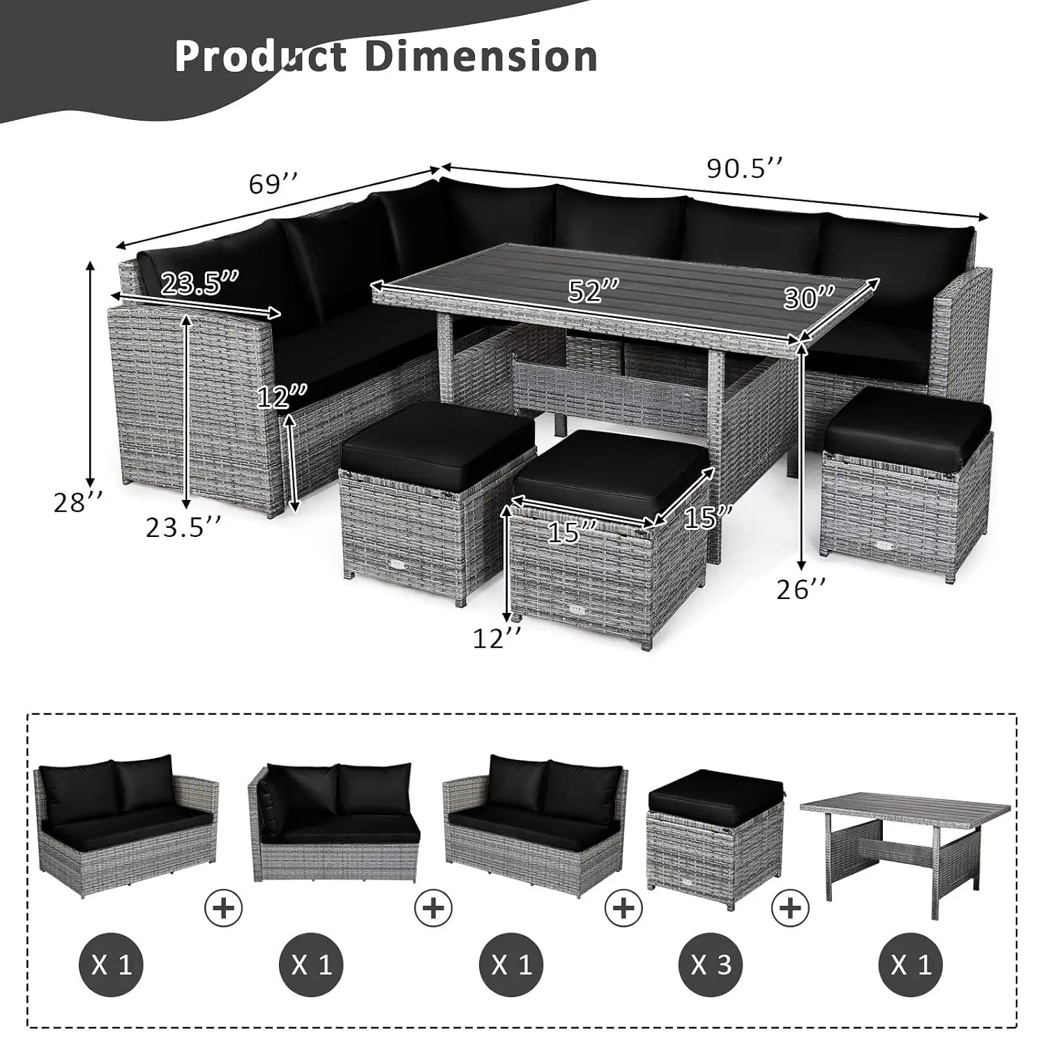 Thumbnail 4 - #7 Best Rattan Garden Sofa Sets to Buy In 2026